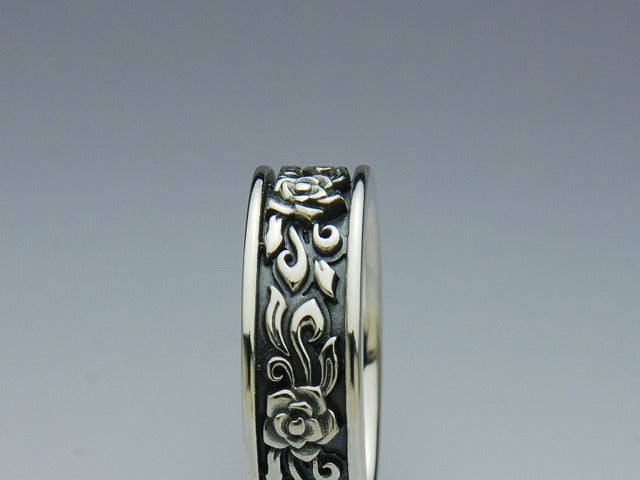 Deal Design - Scroll Rose Ring 10