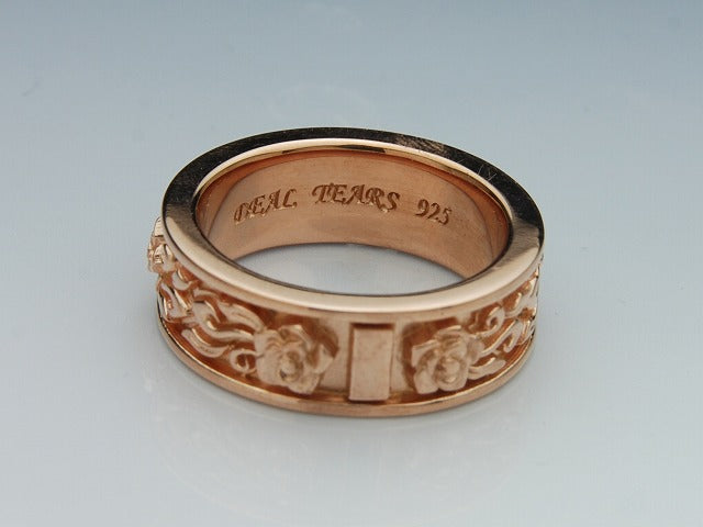 Deal Design - Scroll Rose Ring 7