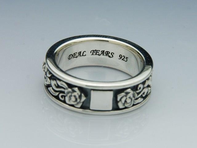 Deal Design - Scroll Rose Ring 8