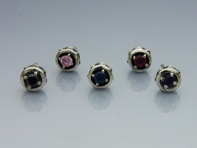 Deal Design - Spike Earrings Cut Stone 2