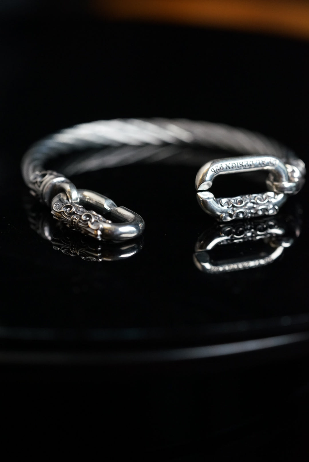 Deal Design - Stainless Wire Bangle : Oval Connect 7