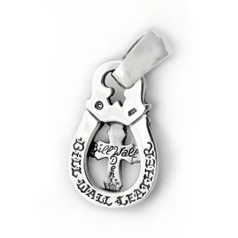 PN1036-B Horseshoe Pendant "LUCKY" Top - Large
