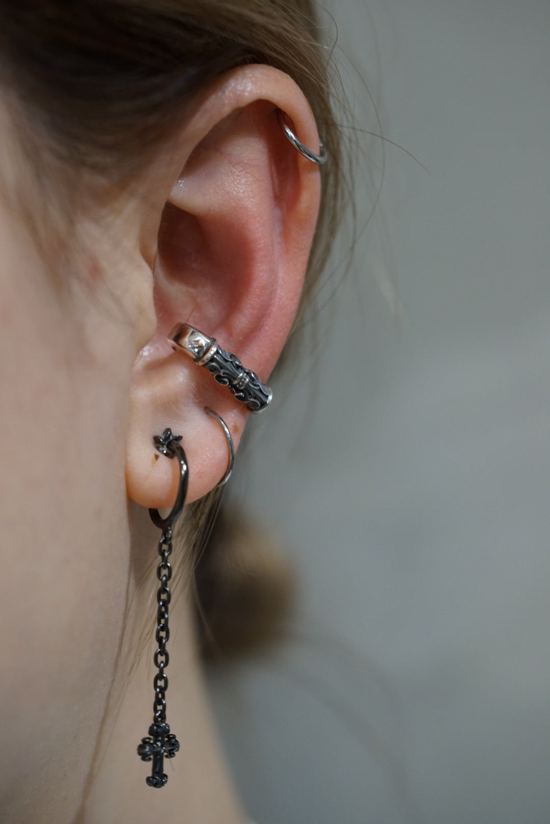 Flat Oval Ear Cuff : KG