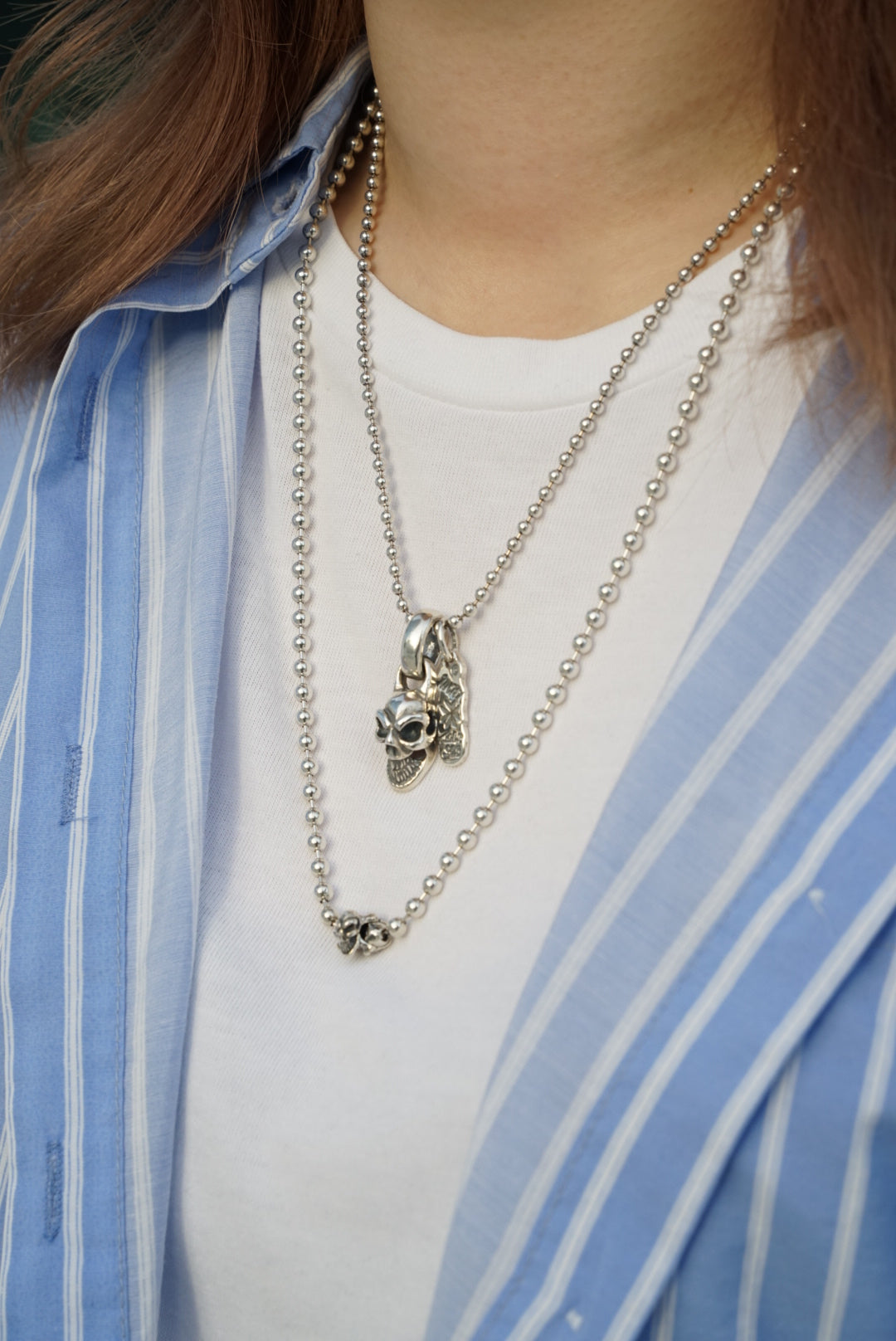 C323 Good Luck Skull Charm