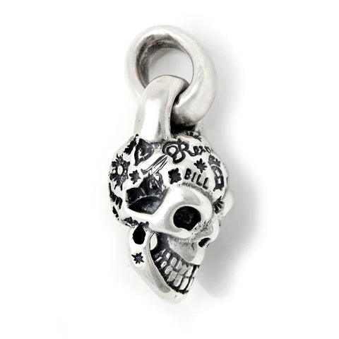 PN1034 Graffiti Skull Pendant