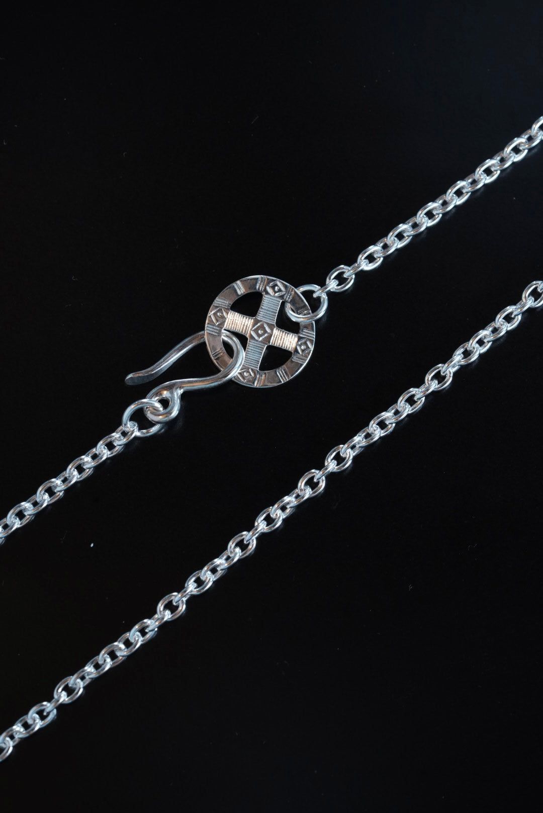 Albatory S Hook Silver Wheel Chain set