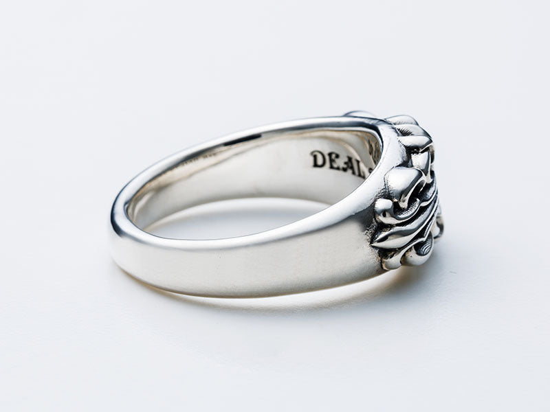 Blooming Cross Ring: Narrow