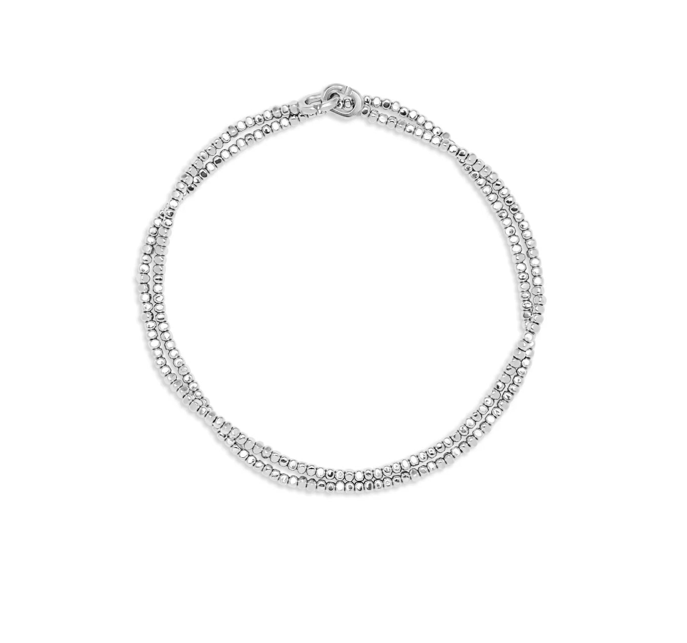 NOIX BRACELET | TWO WRAP | STERLING SILVER