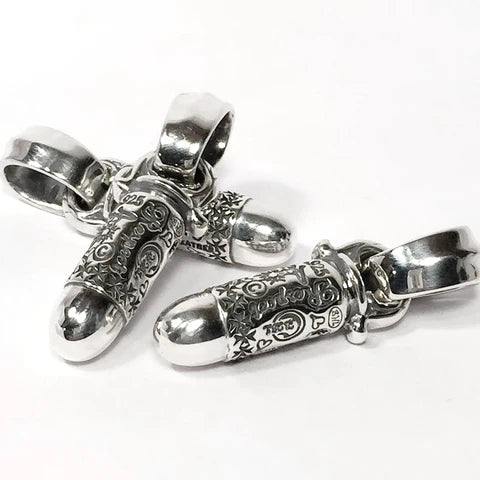 PN1027 30th Anniversary Large Graffiti Bullet Pendant
