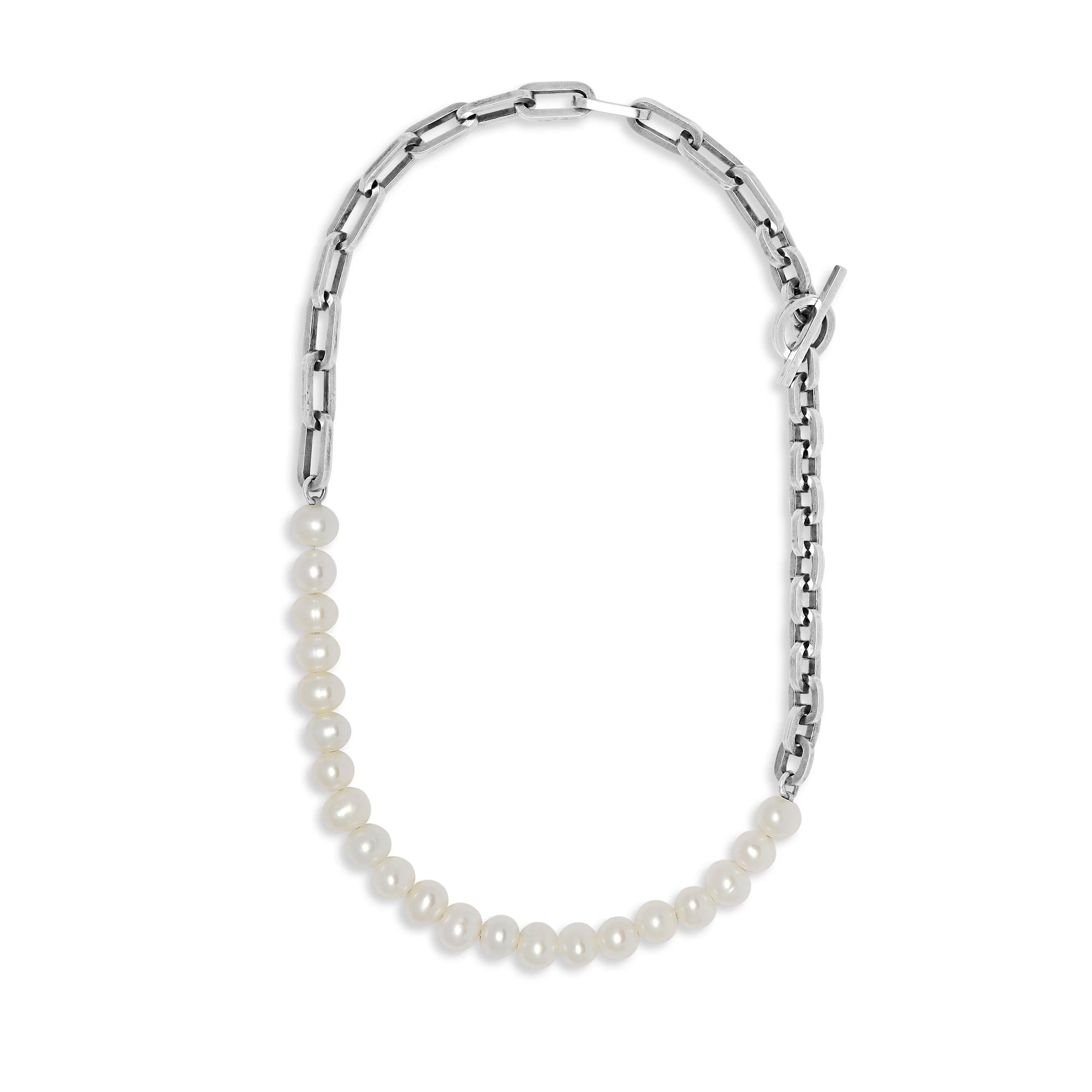 TRIO ELM BRACELET I TWO WRAP | WHITE PEARL | STERLING SILVER