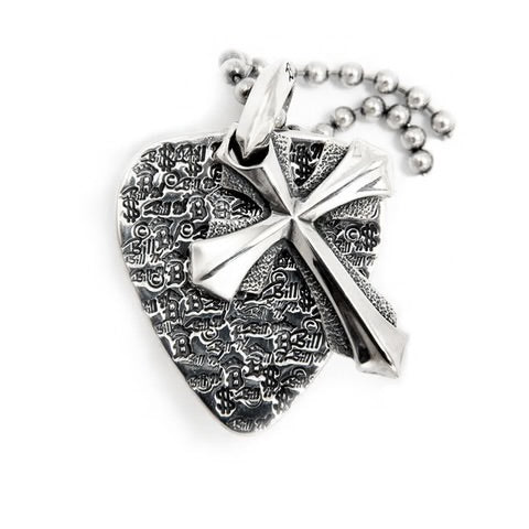 DT638 Graffiti Pick with 2005 Cross and Ball Chain