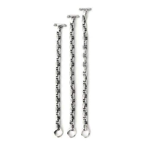 B595 30th Anniversary Hammered Boat Link Bracelet