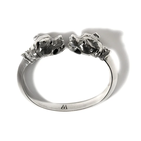 B513 Dog Head Bangle