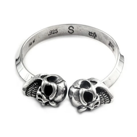 B508 Good Luck Skull Bangle