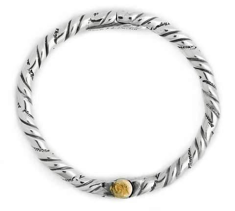 B574 Twisted Bangle