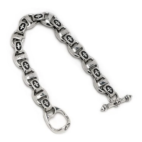 B423 Mini "C" Cross Bracelet