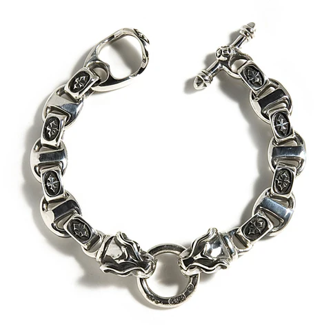 B540 Mini Panther "C" Cross Bracelet
