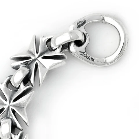 B611 Vintage Maltese Cross Bracelet