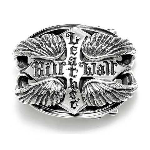 BB114 Logo with Wings Belt Buckle