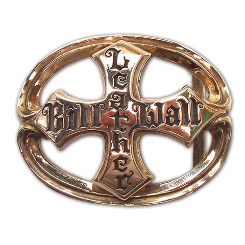 BB108B Bronze Logo Buckle