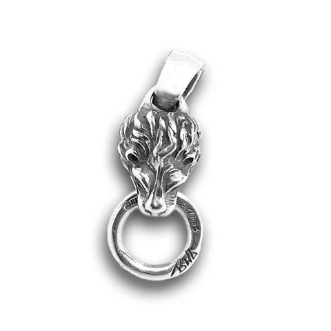 C352 Lion with Ring Charm