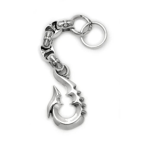 KC750 X-Large Fish Hook w/ Large Immortal Cross Link Key Chain – Deopuz