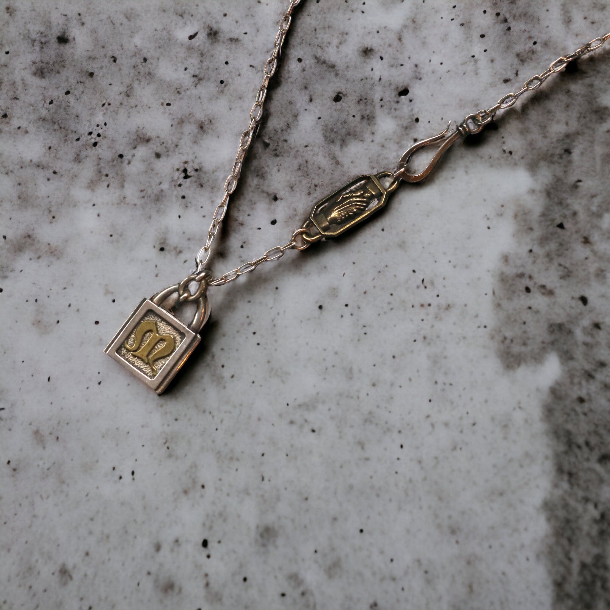 ROAD Alphabet Padlock Pendant 2