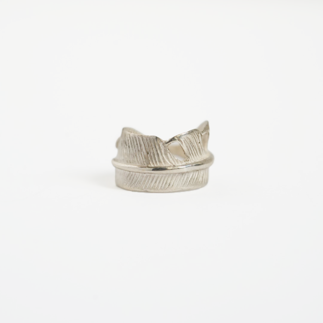 Silver Dollar Craft Feather Beads