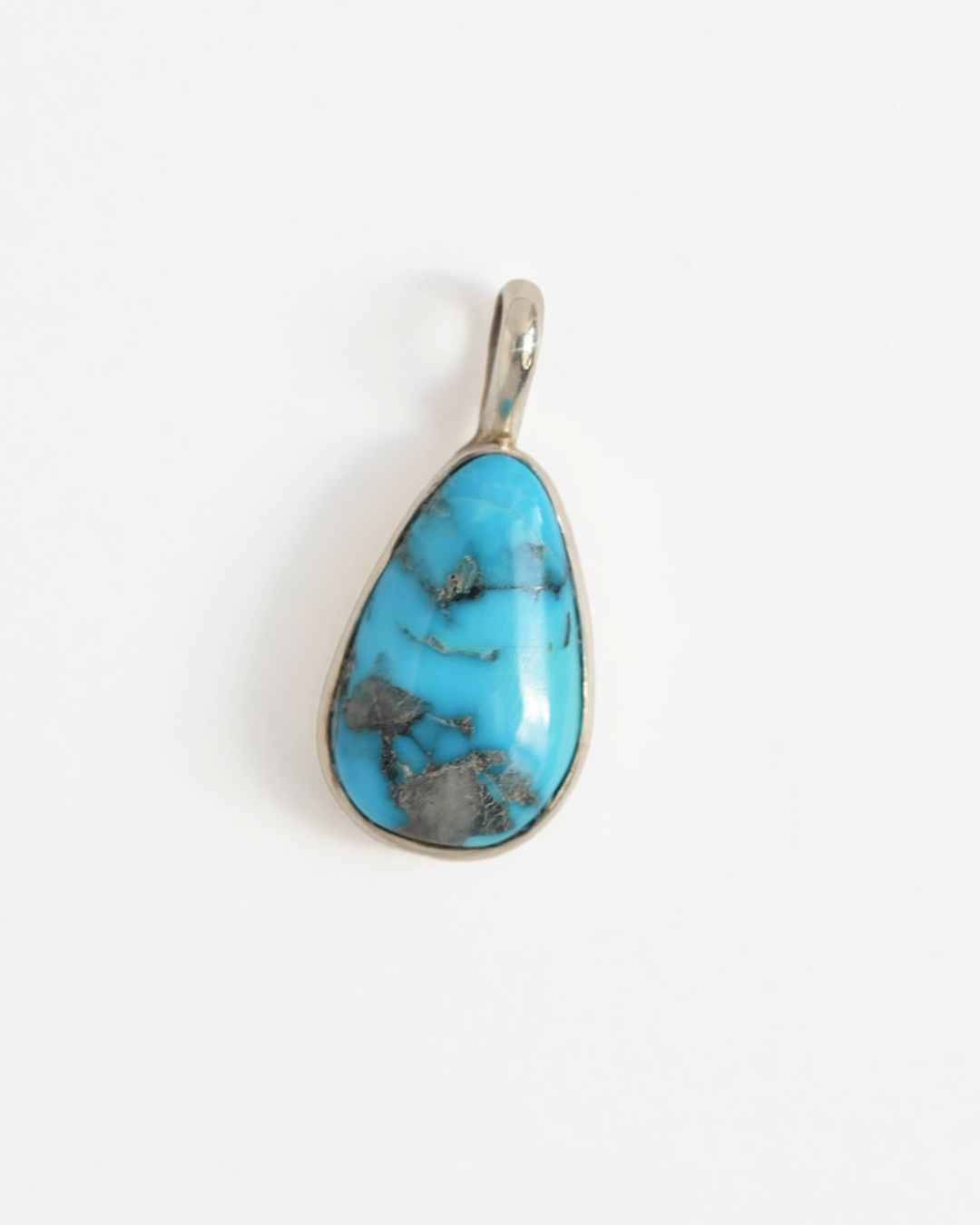 Silver Dollar Craft Small Kingsman Turquoise Pendant