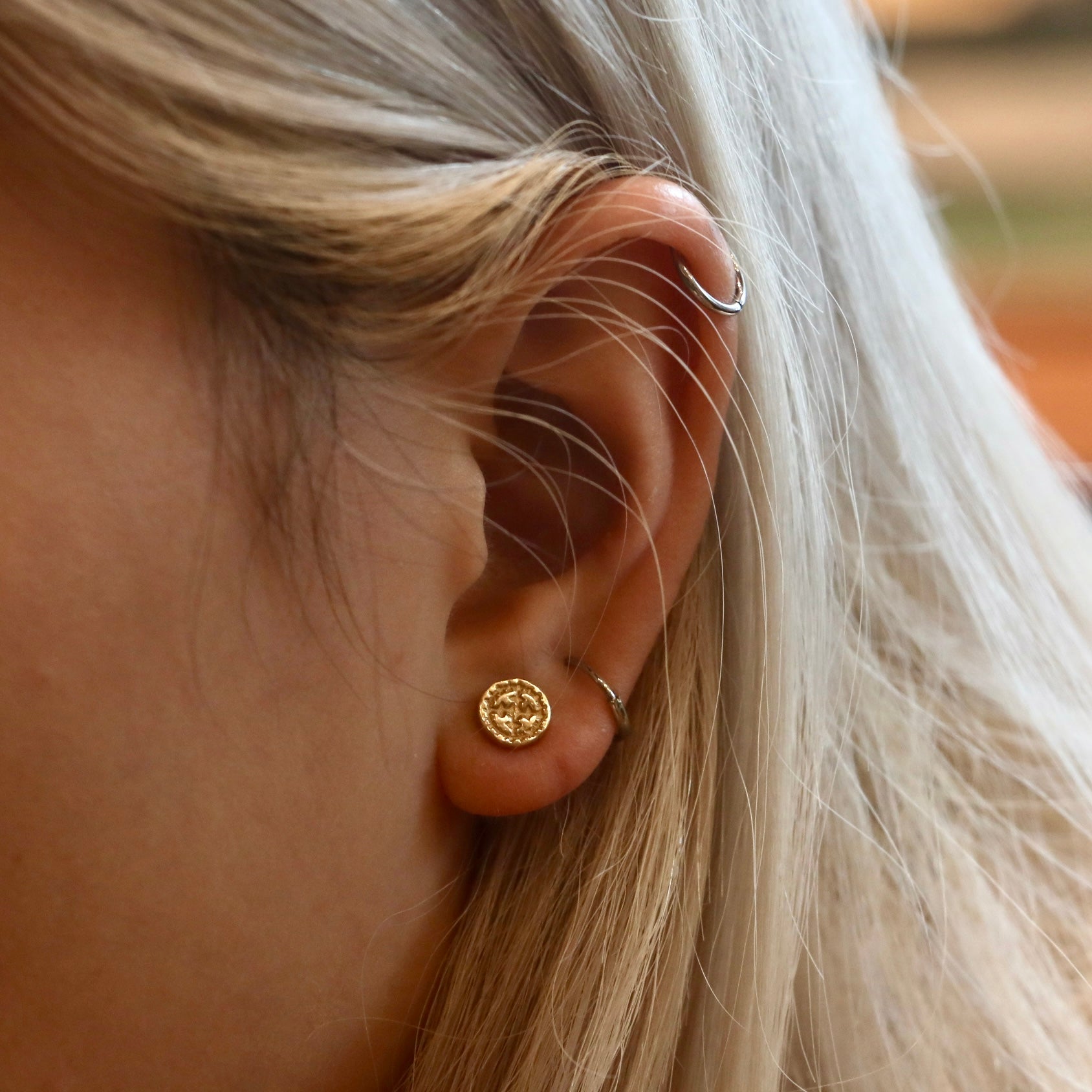 高瀬豪太 Sunshine Studio - 18K Gold Hallmark Earring_2