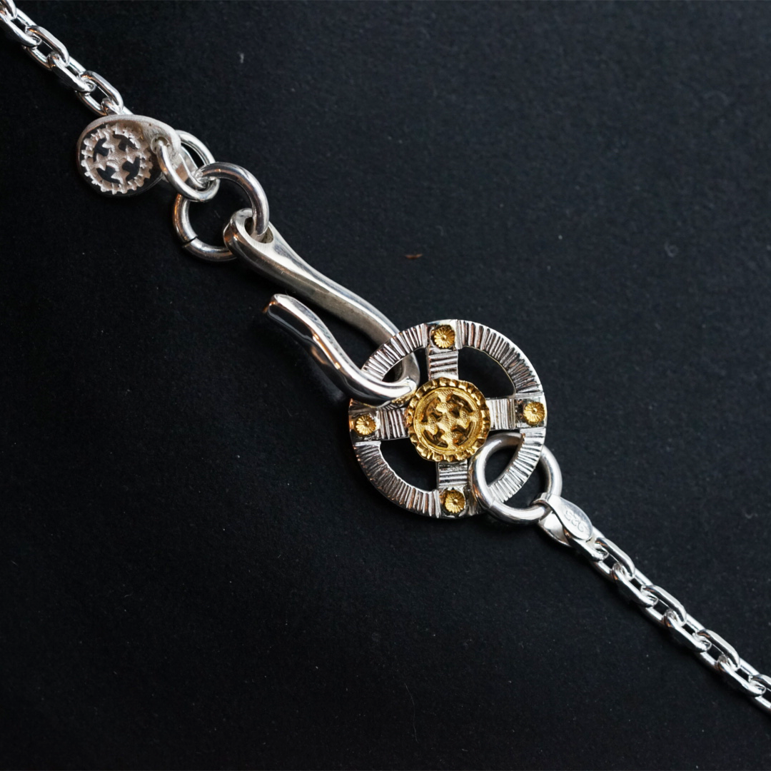 高瀬豪太 Sunshine Studio - 24K Gold Point Wheel Silver Chain_2