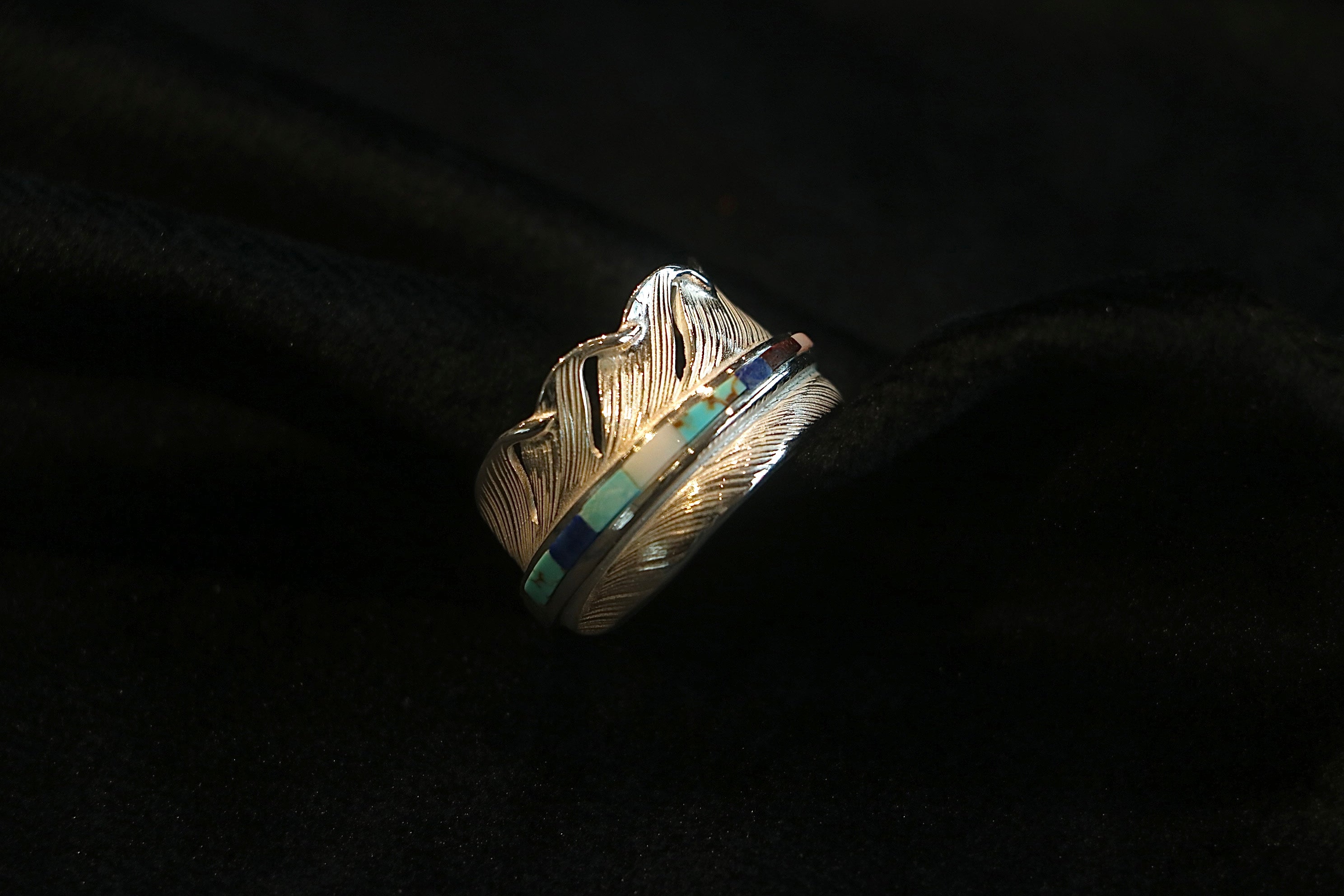高瀬豪太 Pendant for unisex Sunshine Studio Silver Feather Ring
