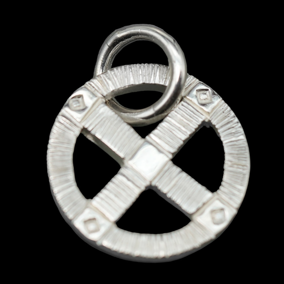 高瀬豪太 Sunshine Studio - Silver Wheel Pendant_1