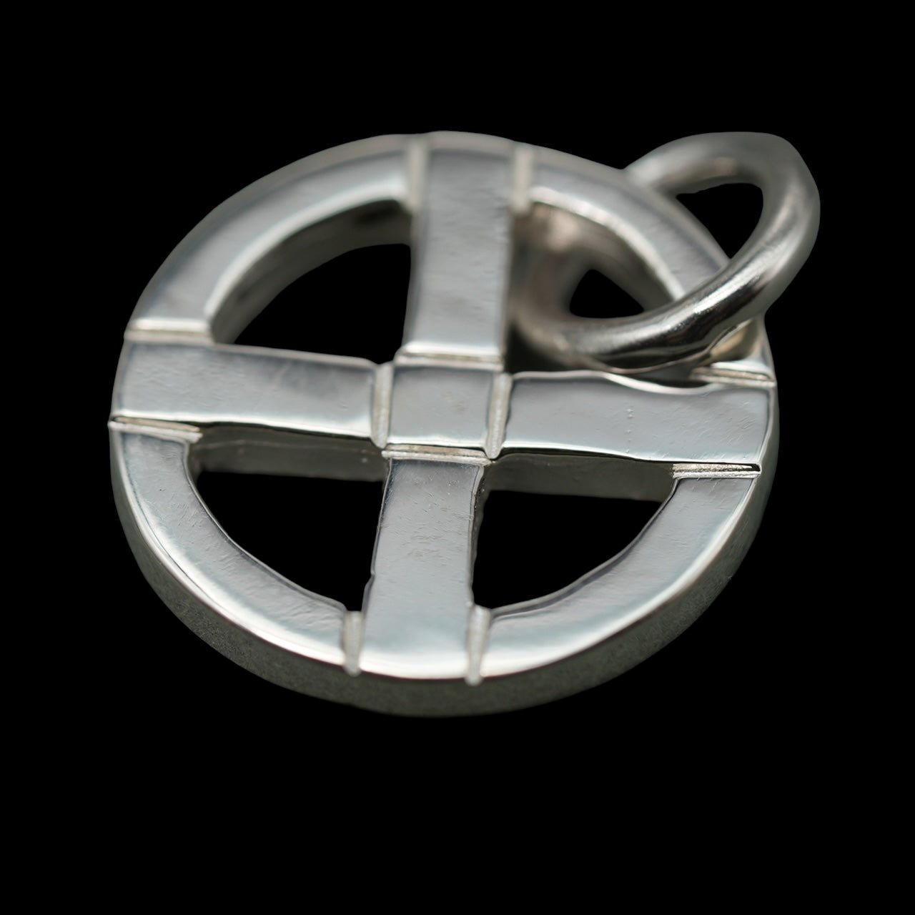 高瀬豪太 Sunshine Studio - Silver Wheel Pendant_4