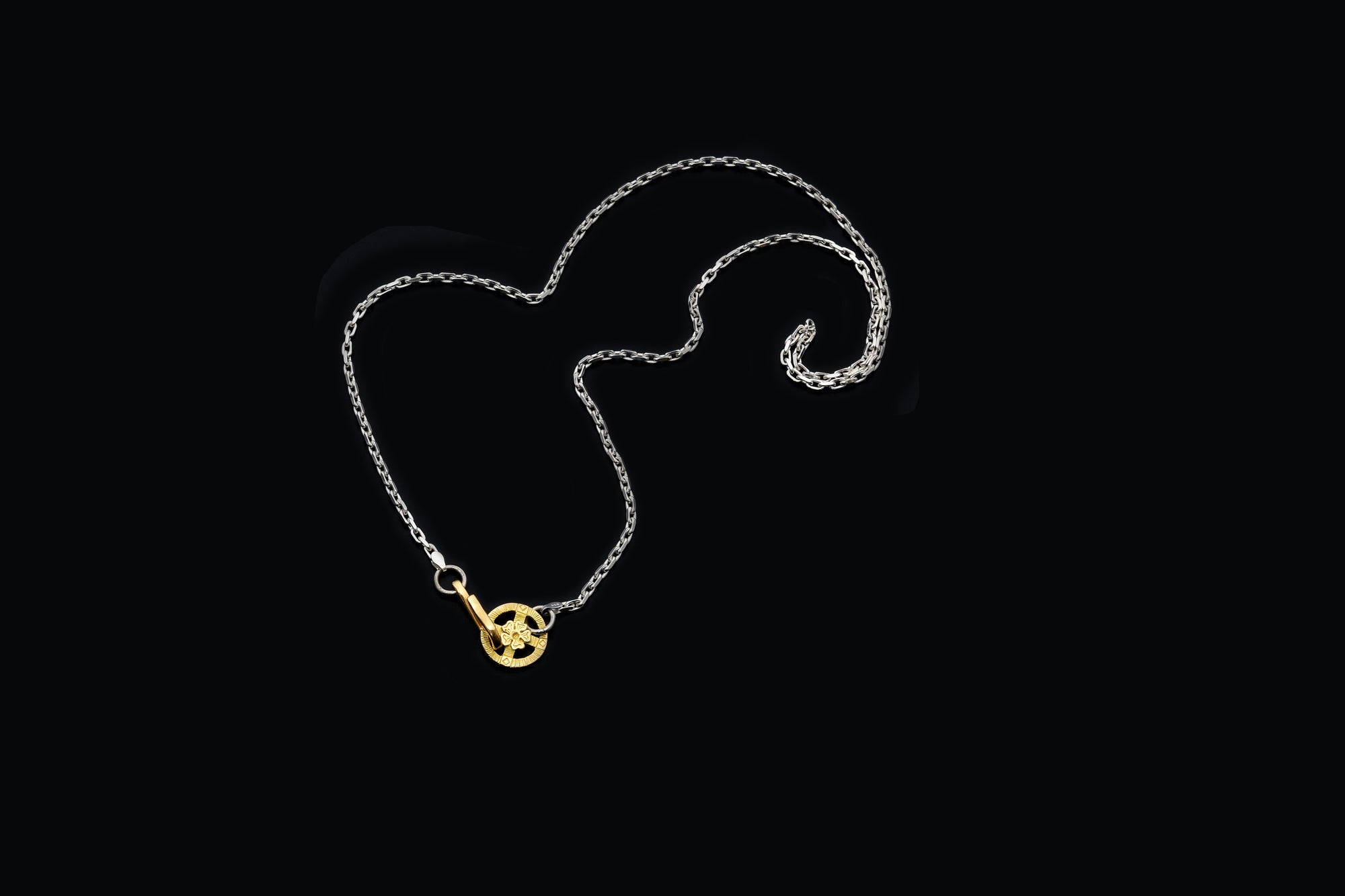 高瀬豪太 Sunshine Studio - 18K Hana Gold Wheel & Gold Hook Chain Set_3