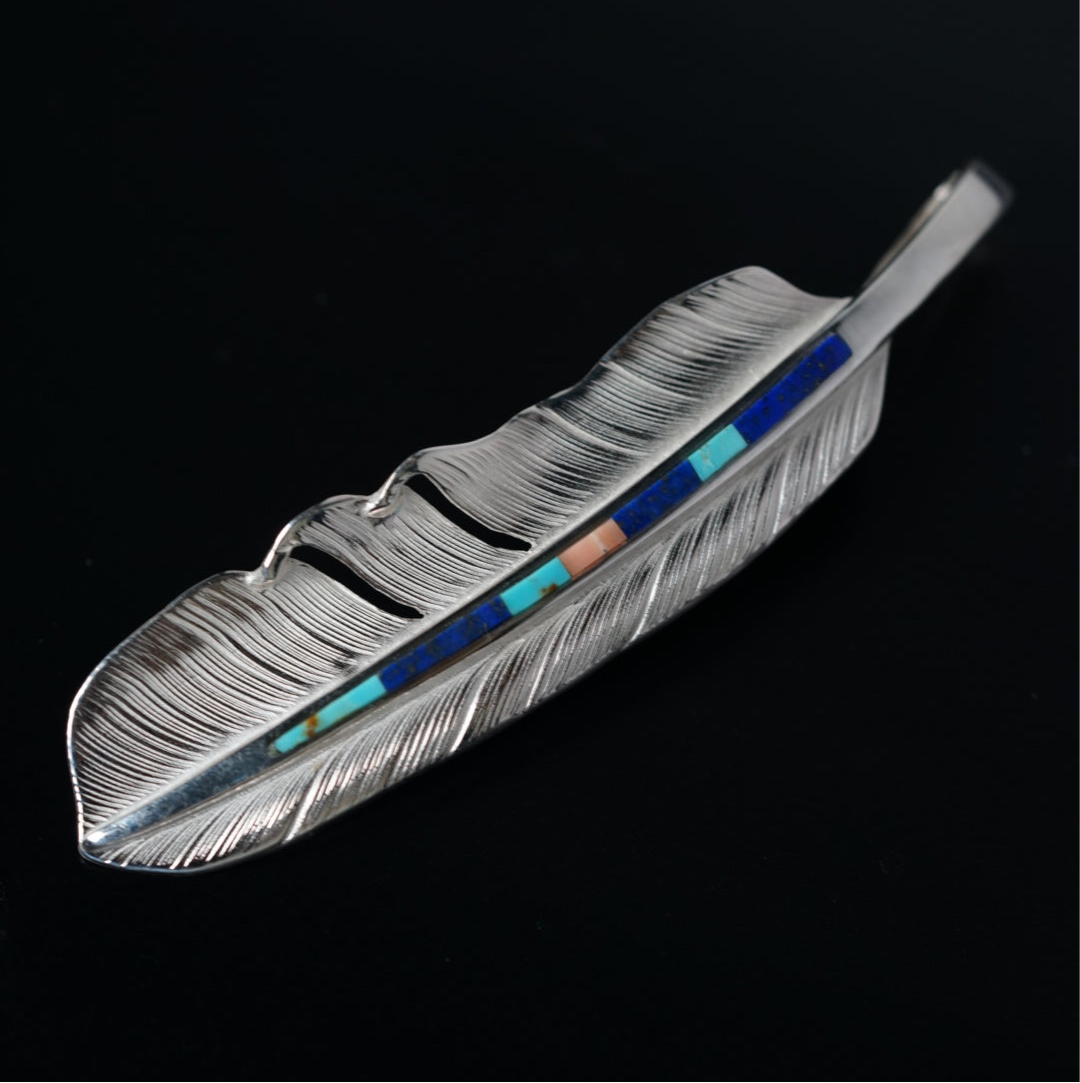 高瀬豪太 Pendant for unisex | Sunshine Studio Silver Feather 高瀬豪太 Pendant for unisex | Sunshine Studio Silver Feather