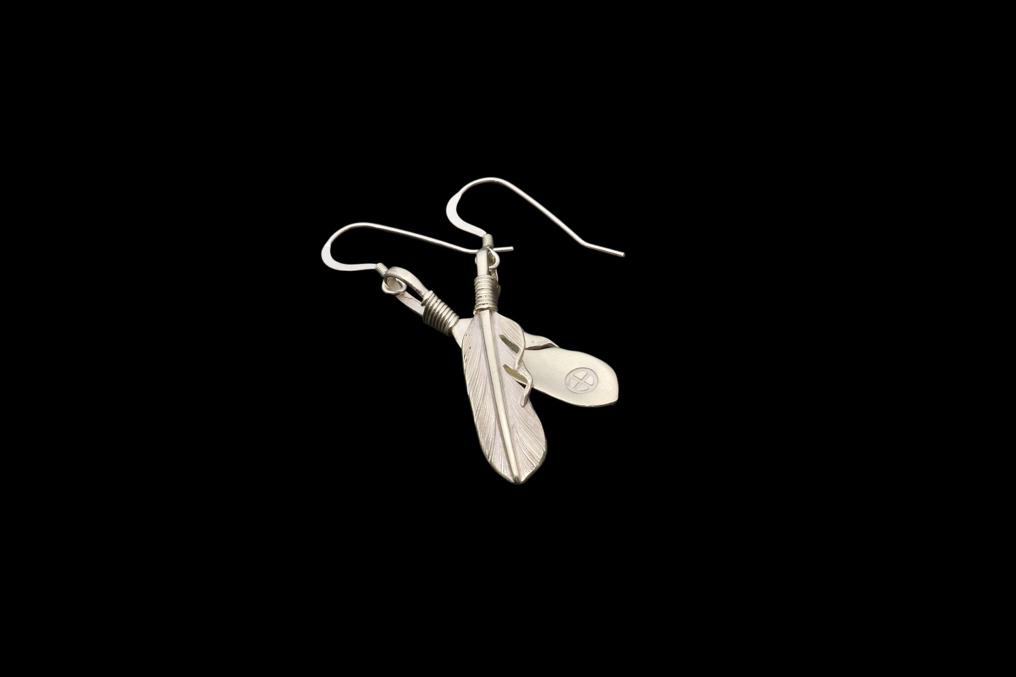 高瀬豪太 Sunshine Studio - XS Silver Feather Earring_1