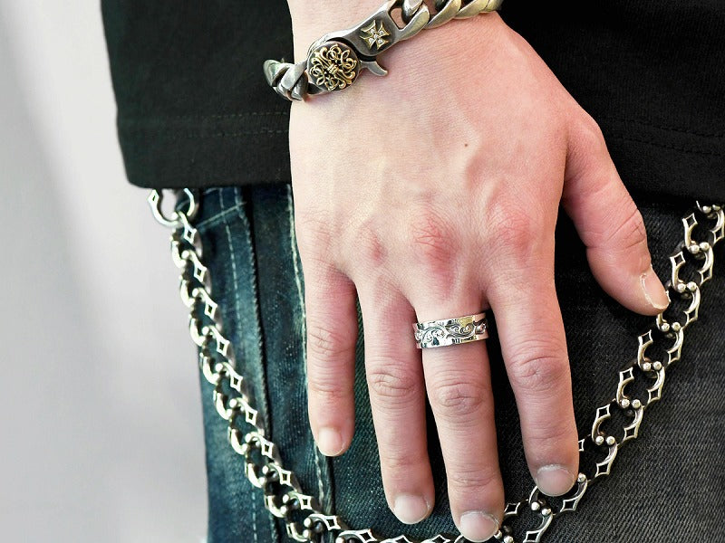 Deal Design Double Floral Ring set