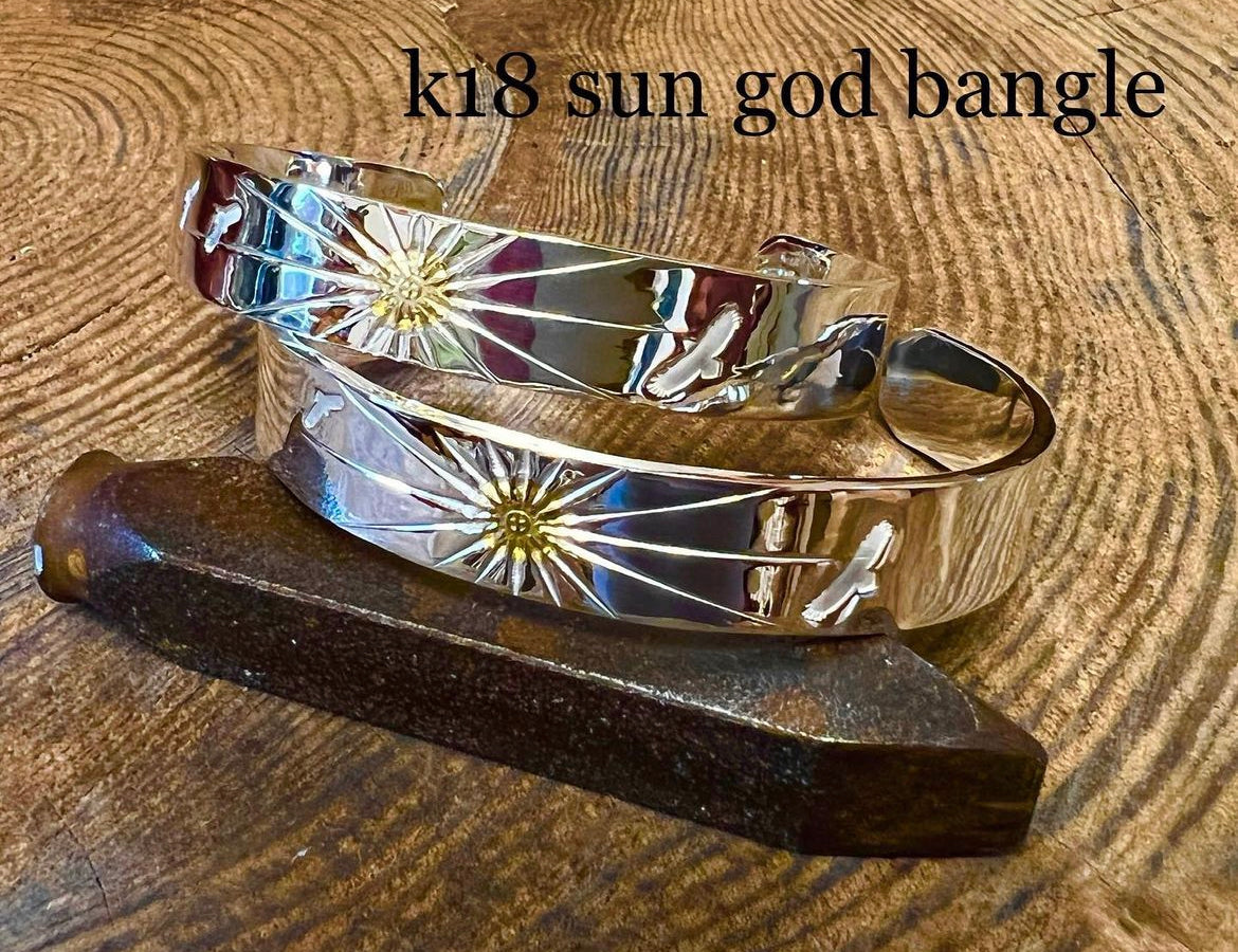 Albatory 18Kt Sun God Bangle