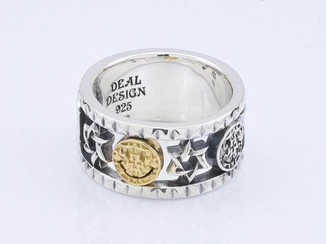 Deal Design Night and Day 18K Gold Ring