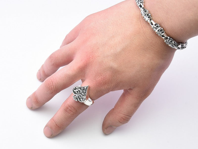 Deal Design Majestic Ace Wide Ring