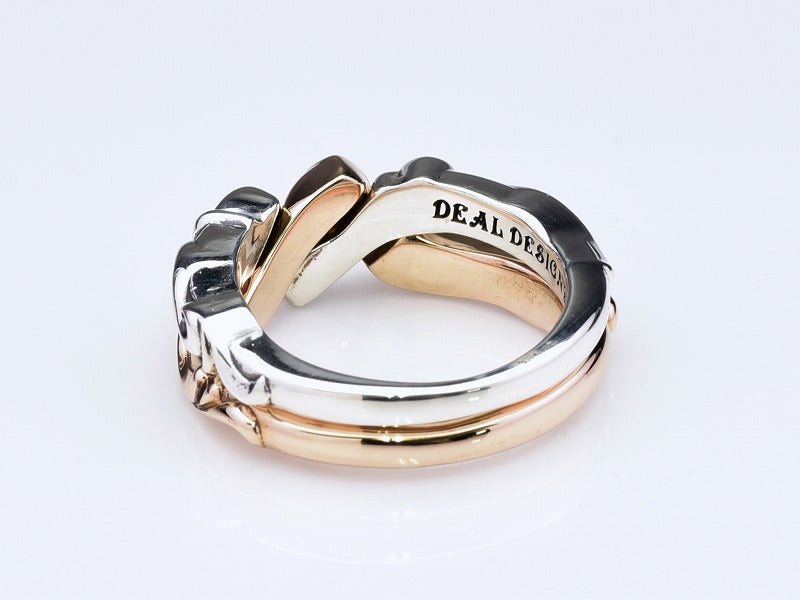Deal Design Heart Gimmel Ring