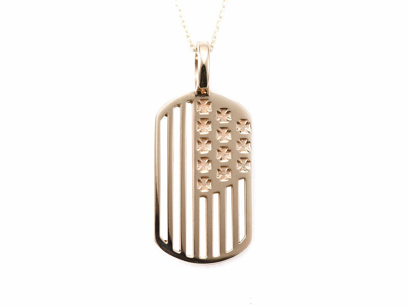 Cross & Stripes : K10 Pendant