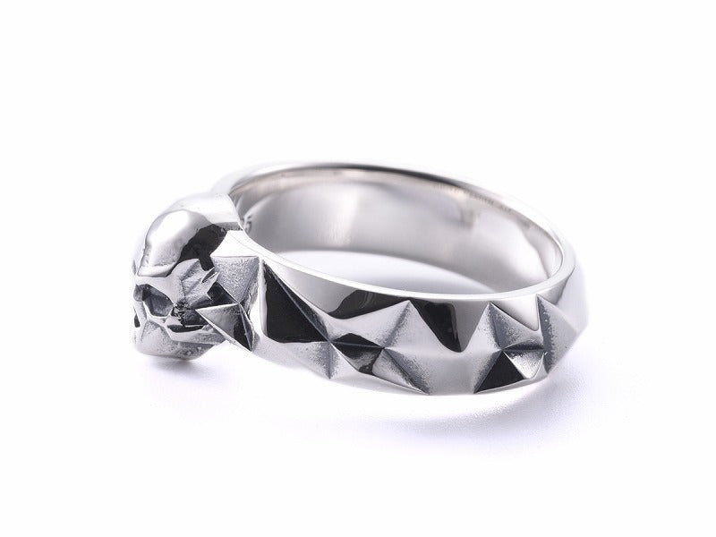 Deal Design Mirror Skull Ring