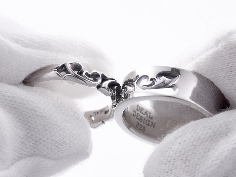 Deal Design Double Floral Ring set