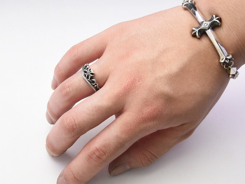 Deal Design Gate Tiara Cross Ring