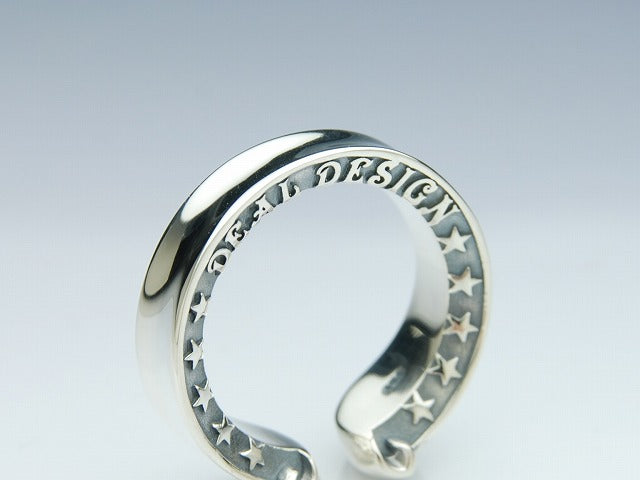 Coin Hole Horseshoe Ring