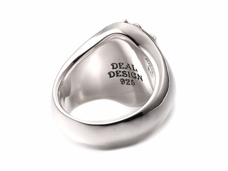 Oval Signet wide Ring
