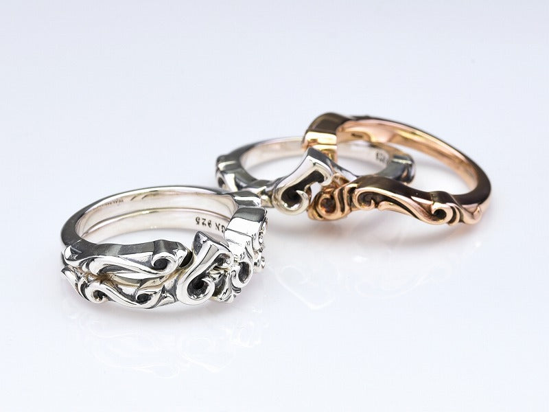 Deal Design Spade Gimmel Ring