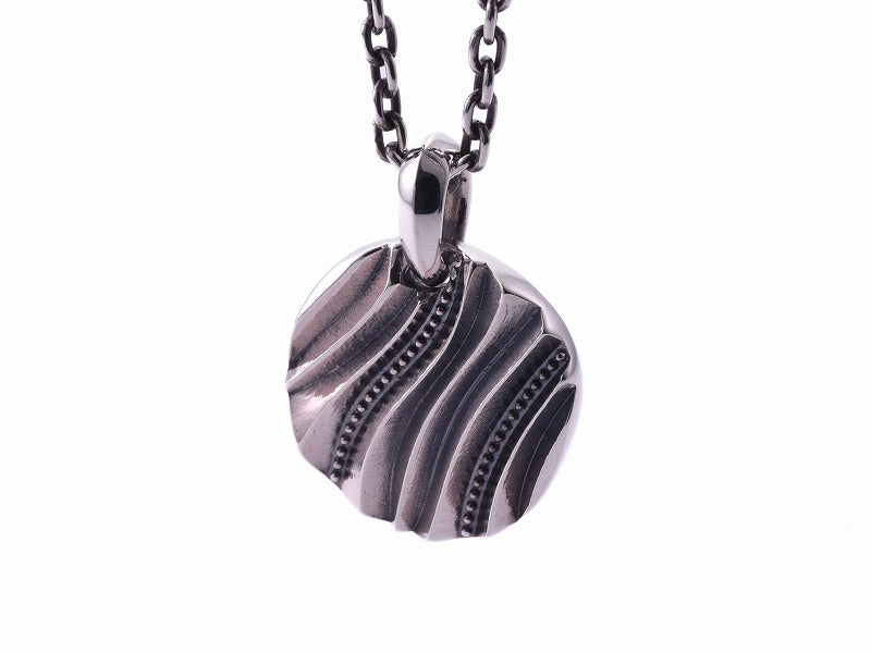 Deal Design Drape Cut Coin Pendant